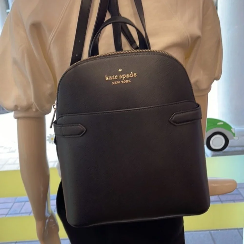 Kate Spade Staci Dome Backpack Black - Picture 14 of 16